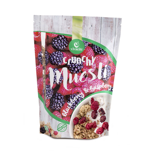 Crunchy Muesli with Blackberries and Raspberries 500g